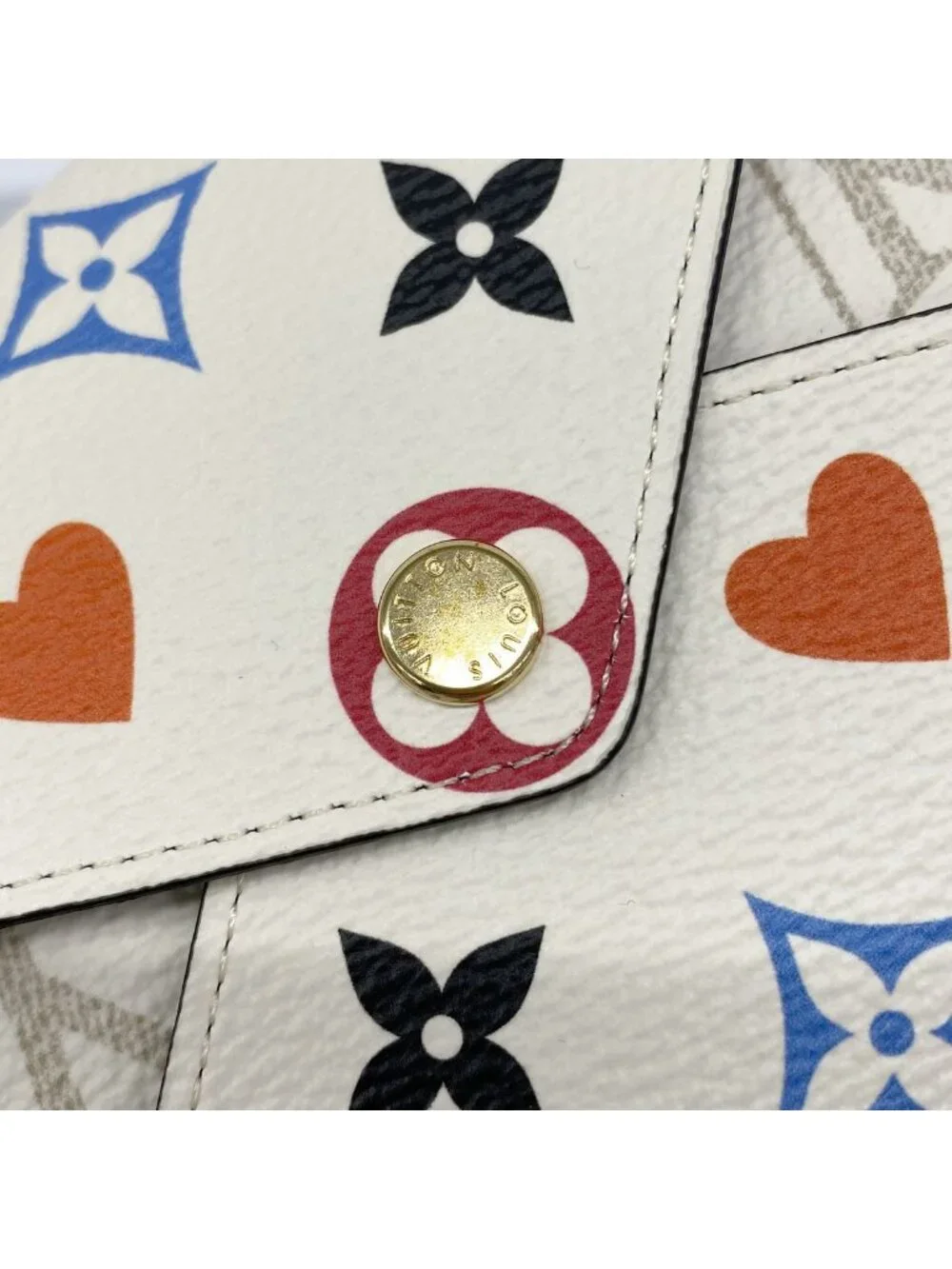 Louis Vuitton Pouch Monogram Game on Pochette Kirigami Black White